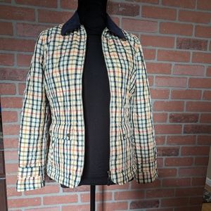 NWOT Talbot's plaid zip jacket sz. S